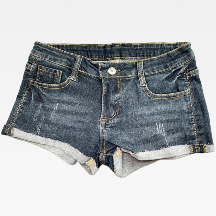 Low Rise Denim Shorts