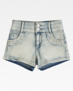 Low Rise Denim Shorts Y2K