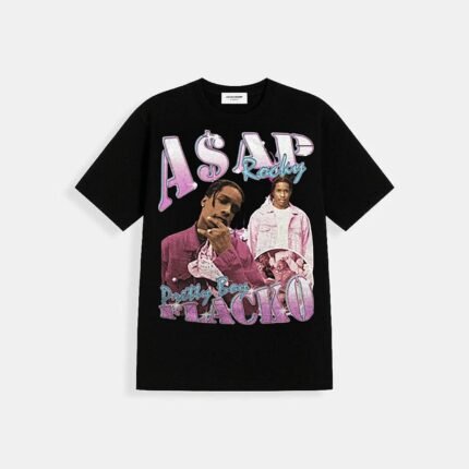 Y2K ASAP Rocky T-Shirt Pink Logo