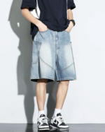 Y2K Baggy Denim Blue Shorts