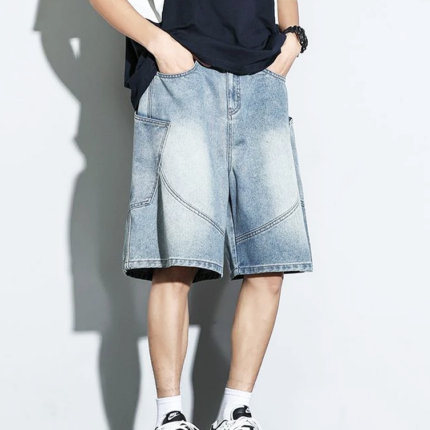 Y2K Baggy Denim Blue Shorts