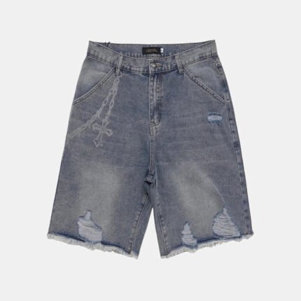 Y2K Baggy Jorts Blue