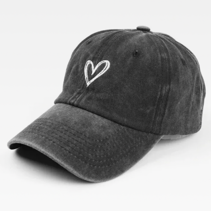 Y2K Baseball Cap With Heart