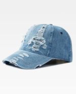 Y2K Denim Distressed Hat