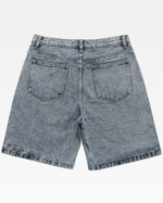 Y2K Denim Star Shorts Blue & Black