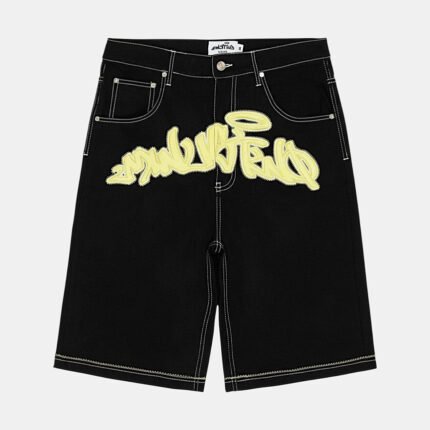 Y2K Homme Jorts Black