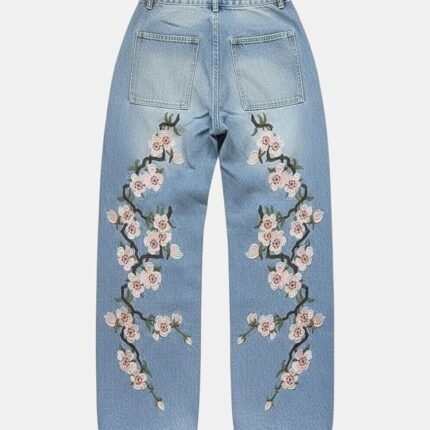 Y2K Jean Cherry Blossom
