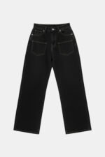 Y2K Jean Cherry Blossom Black