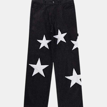 Y2K Jean ÉToile Black