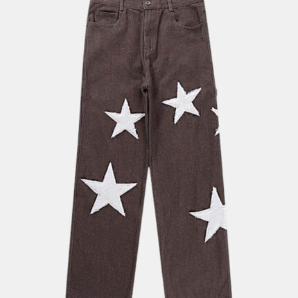 Y2K Jean ÉToile Brown