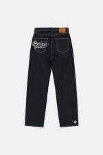 Y2K Jean Grunge Black