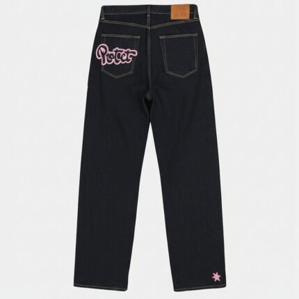Y2K Jean Grunge Pink