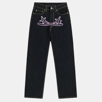 Y2K Jean Grunge Pink