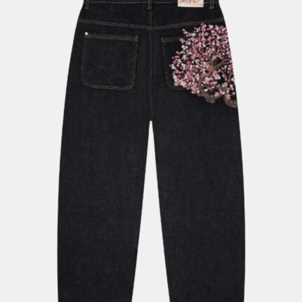 Y2K Jean Japonais Imprimé