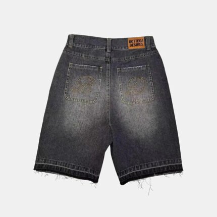 Y2K Jeans Jhorts Black