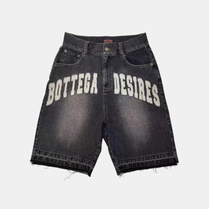 Y2K Jeans Jhorts Black