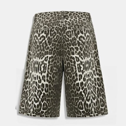 Y2K Leopard Jorts