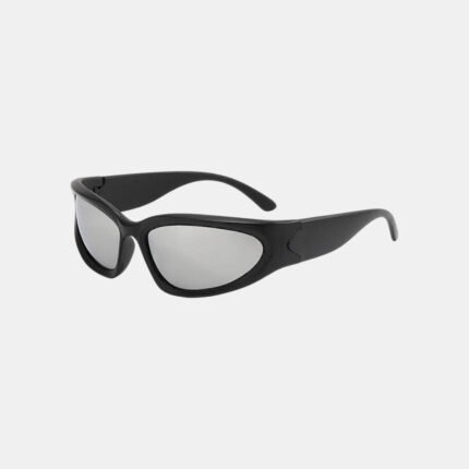 Y2K Lunette Gorpcore Noir Blanc Sunglasses