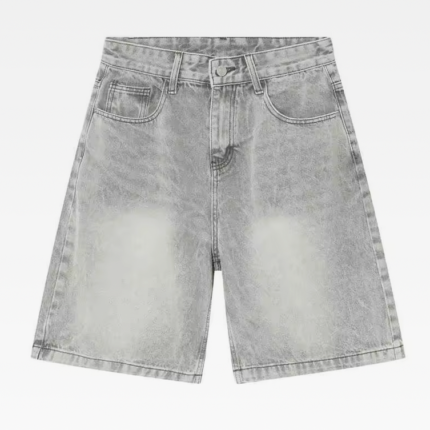 Y2K Men’s Gray Denim Shorts