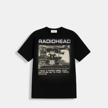 Y2K Radiohead T-Shirt Black