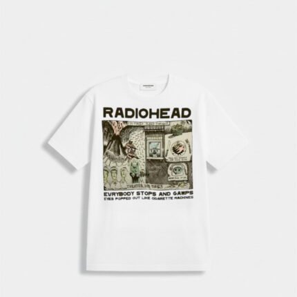 Y2K Radiohead T-Shirt White