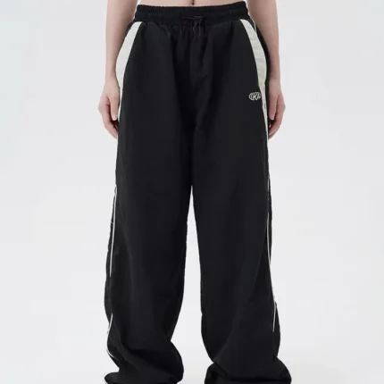 Y2K Baggy Black Joggers