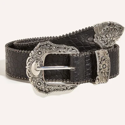 Y2K Black Western Belt