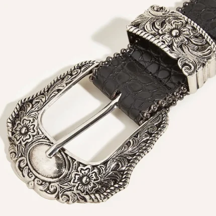 Y2K Black Western Belt
