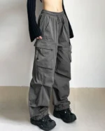 Y2K Cargo Parachute Pants