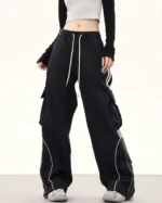 Y2K Cargo Track Pants Women