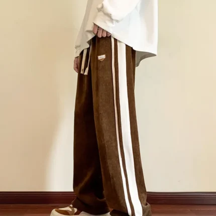 Y2K Corduroy Joggers Men