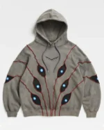Y2K Patchwork Eye Hoodie