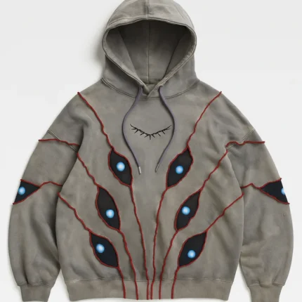 Y2K Patchwork Eye Hoodie