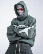 Y2K Puff Print Hoodie Y2K