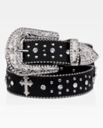 Y2K Rhinestone Cross Belt