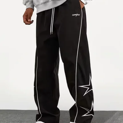 Y2K Star Track Pants