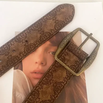 Y2K Vintage Leather Belt