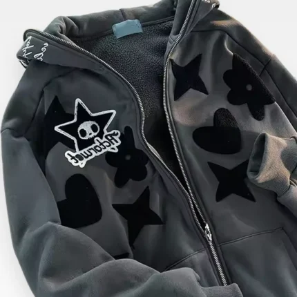 Y2K Zip up Hoodie