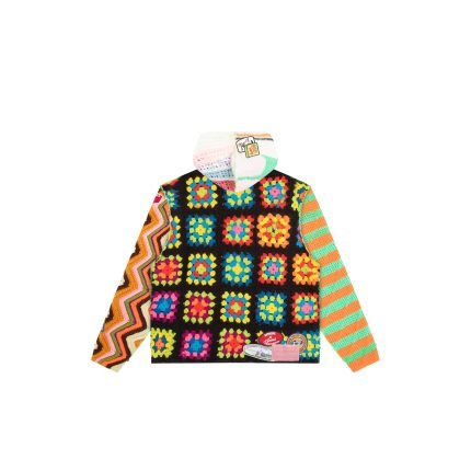 BETTER WITH AGE NONNA’S HAND-KNIT FULL ZIP HOODIE