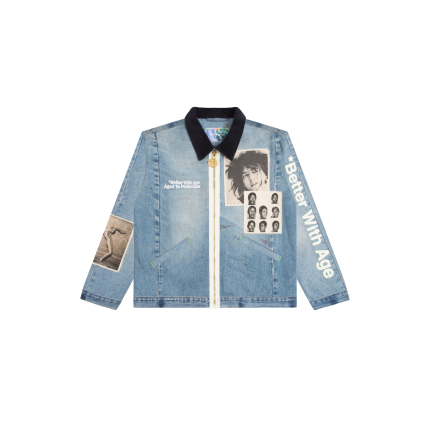 BWA ROCK CITY RECONSTRUCTED DENIM JACKET
