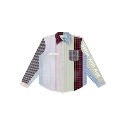 Better with age cancel button down shirt