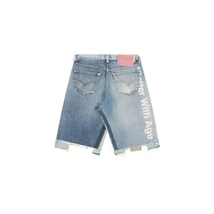 Better with age cancel double-wide denim short